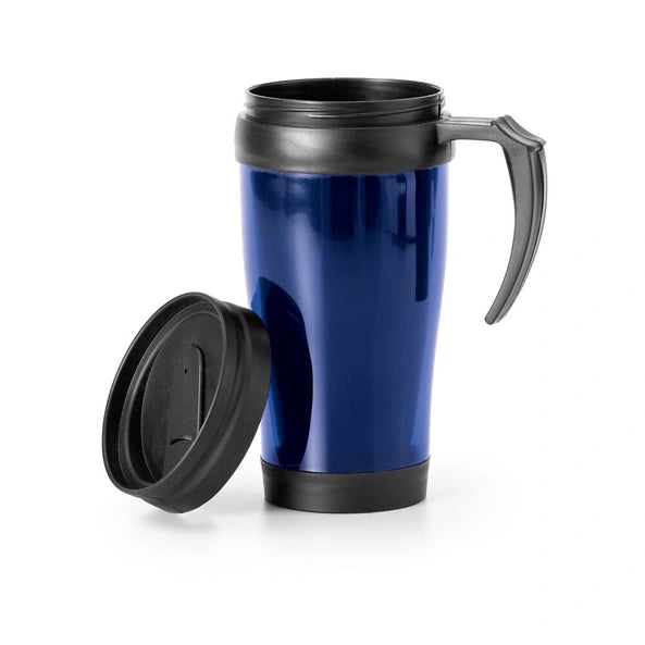 420 mL PP Travel Mug – Black / Royal Blue