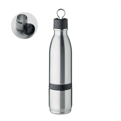 ATERA 2-in-1 Stainless Steel Insulated Bottle &amp; Tumbler – Matt Silver